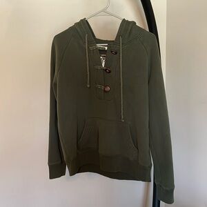 Vintage Old Navy forest green pull over size Large